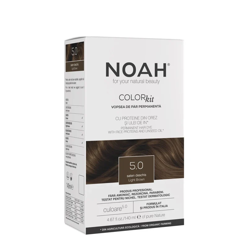 Noah Colorazione permanente capelli 5.0 Castano Chiaro 140 ml — Colorazione capelli
