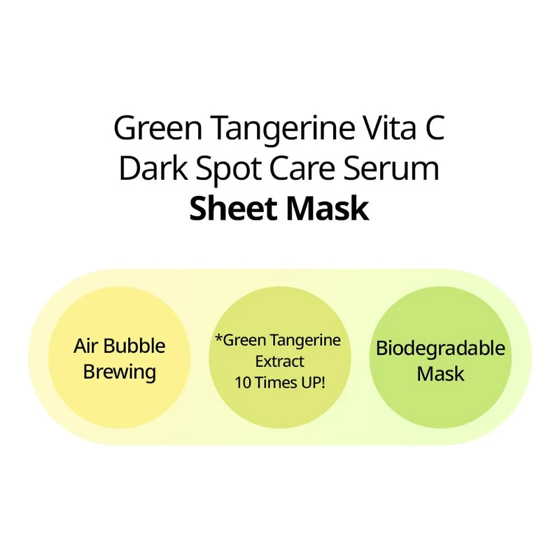 Goodal Green Tangerine Vita C Dark Spot Care — Maschera in Tessuto
