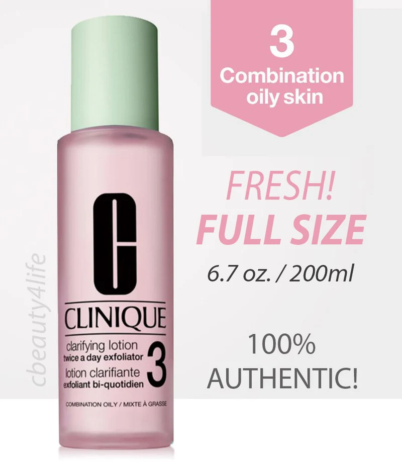 Clinique Clarifying 3 Lozione Esfoliante Pelle da Normale a Oleosa 200 ml — Lozione viso
