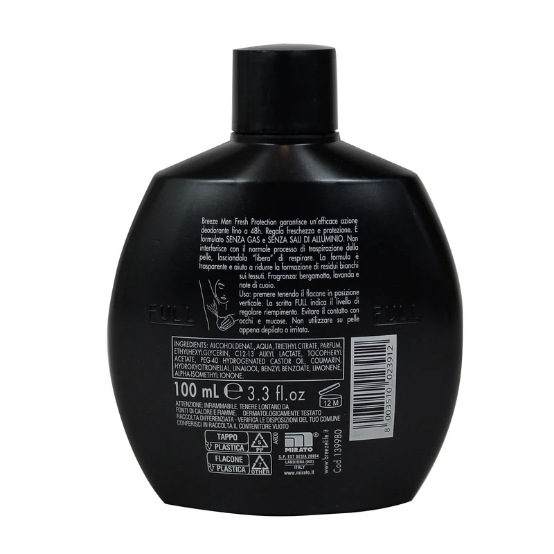 Breeze Men Fresh Protection Deodorante Squeeze 100 ml — Deodorante squeeze