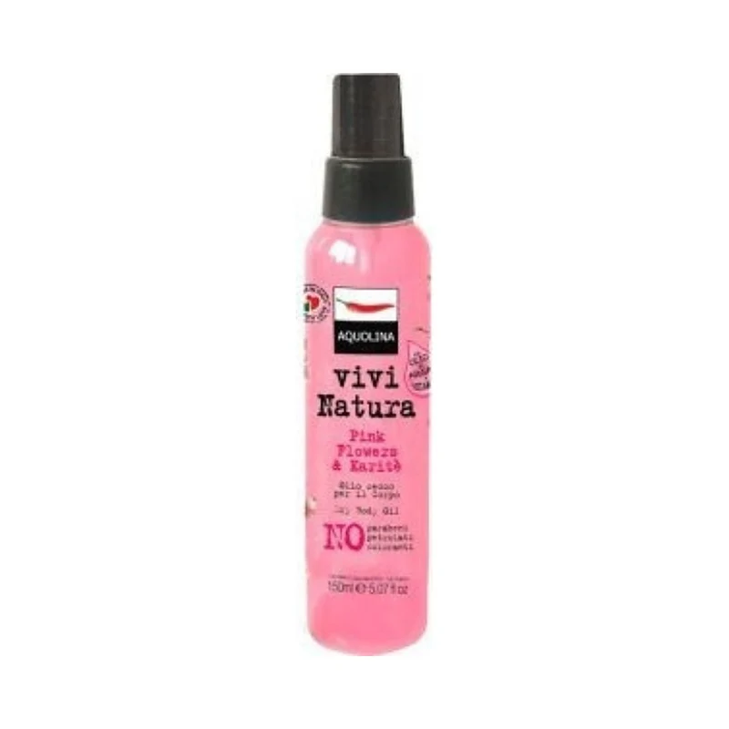 Aquolina Olio Corpo Pink Flowers & Karite 150 ml — Olio corpo
