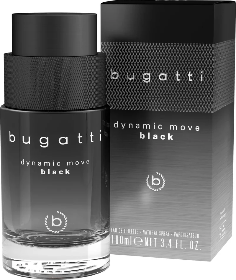 Bugatti Dynamic Move Black Uomo 100 ml — Eau de Toilette