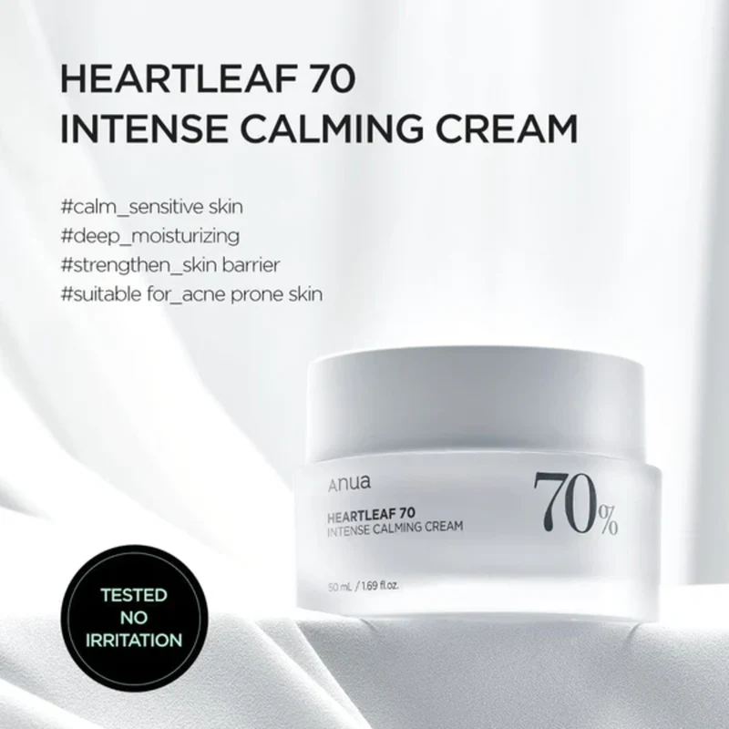 Anua Heartleaf Crema Calmante Intensa 50 ml — Crema viso