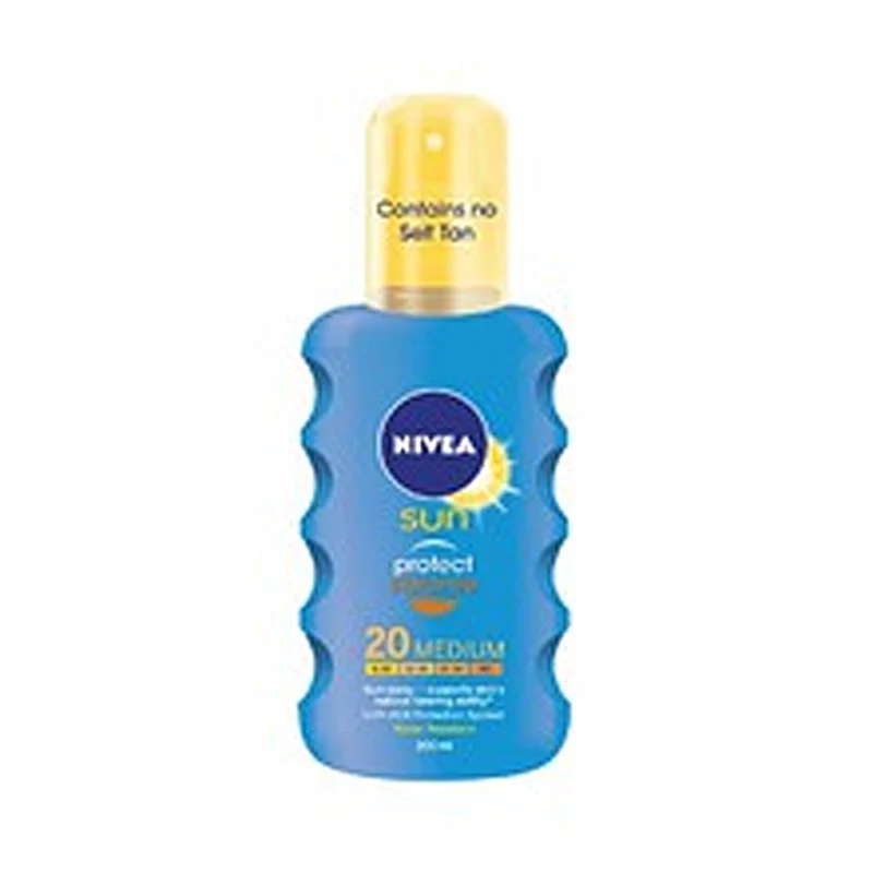 Nivea Spray solare intenso SPF 20 Proteggi e abbronza 200 ml — Spray solare