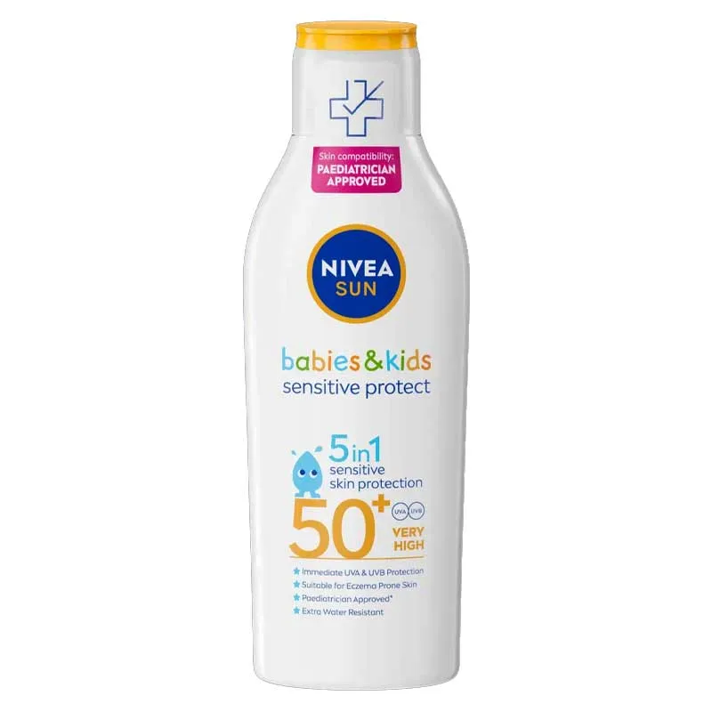 Nivea Crema solare Sun Kids SPF 50+ 200 ml — Crema solare