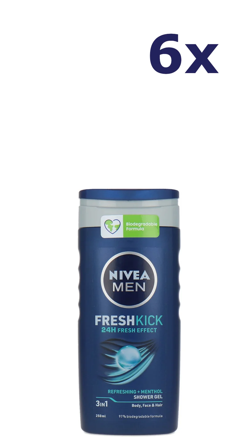 Nivea Cool Kick Gel doccia Uomo 250 ml — Gel Doccia