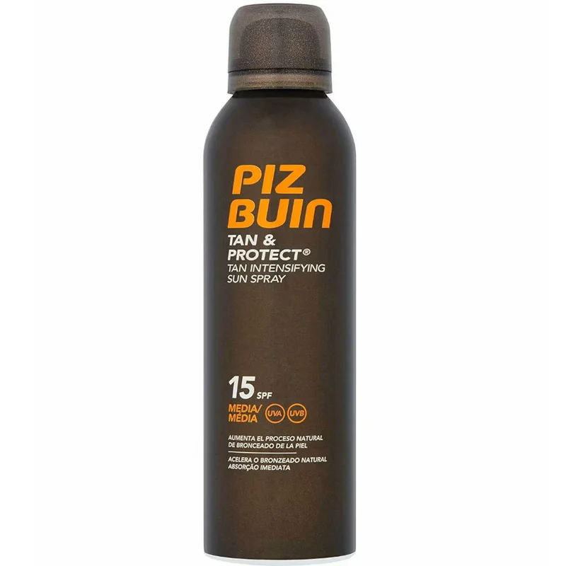 Piz buin Tan & Protect SPF 15 — Spray solare abbronzante