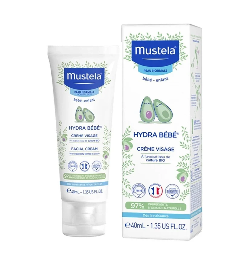 Mustela Hydra Bébé Crema Viso 40 ml — Crema Viso