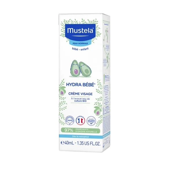 Mustela Hydra Bébé Crema Viso 40 ml — Crema Viso