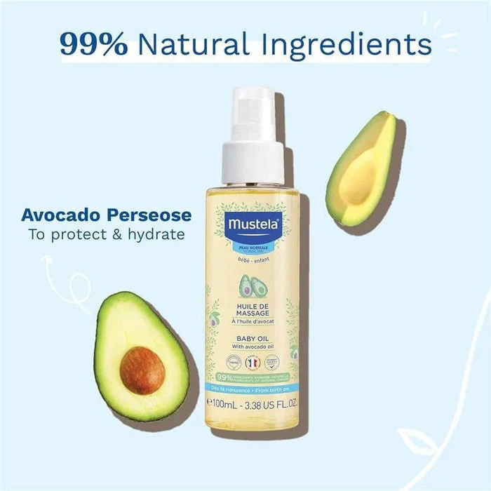 Mustela Bébé Olio da Massaggio 100 ml — Olio da Massaggio