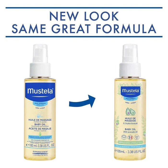 Mustela Bébé Olio da Massaggio 100 ml — Olio da Massaggio