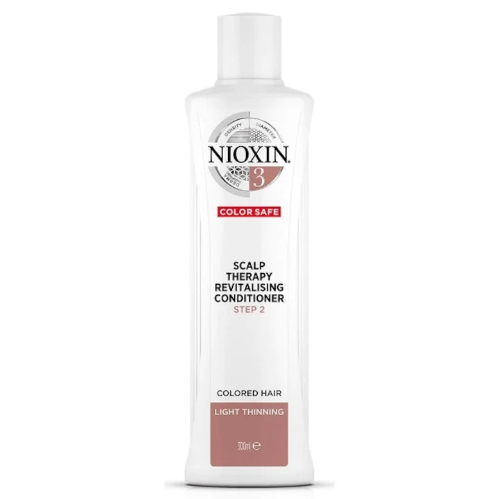 Nioxin System 3 Color Safe Scalp Therapy Balsamo Rivitalizzante Capelli Fini Colorati Leggermente Diradati — Balsamo