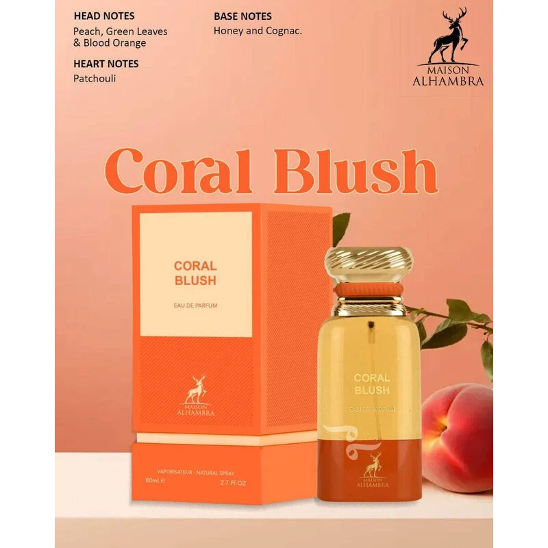 Alhambra Coral Blush Donna 80 ml — Eau de Parfum