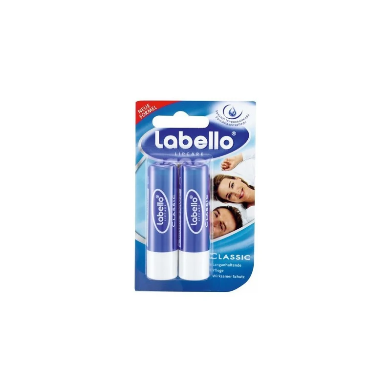 Labello Classic Care Balsamo labbra 2 pezzi — Balsamo labbra