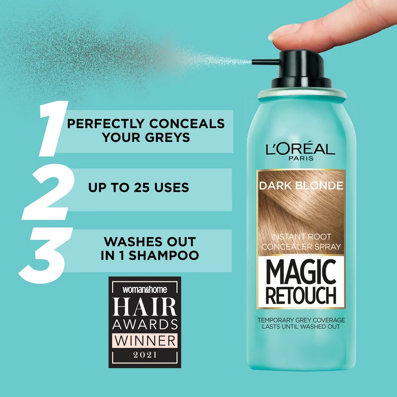 L'oréal Professionnel Magic Retouch Correttore istantaneo radici Biondo Scuro — Spray correttore radici