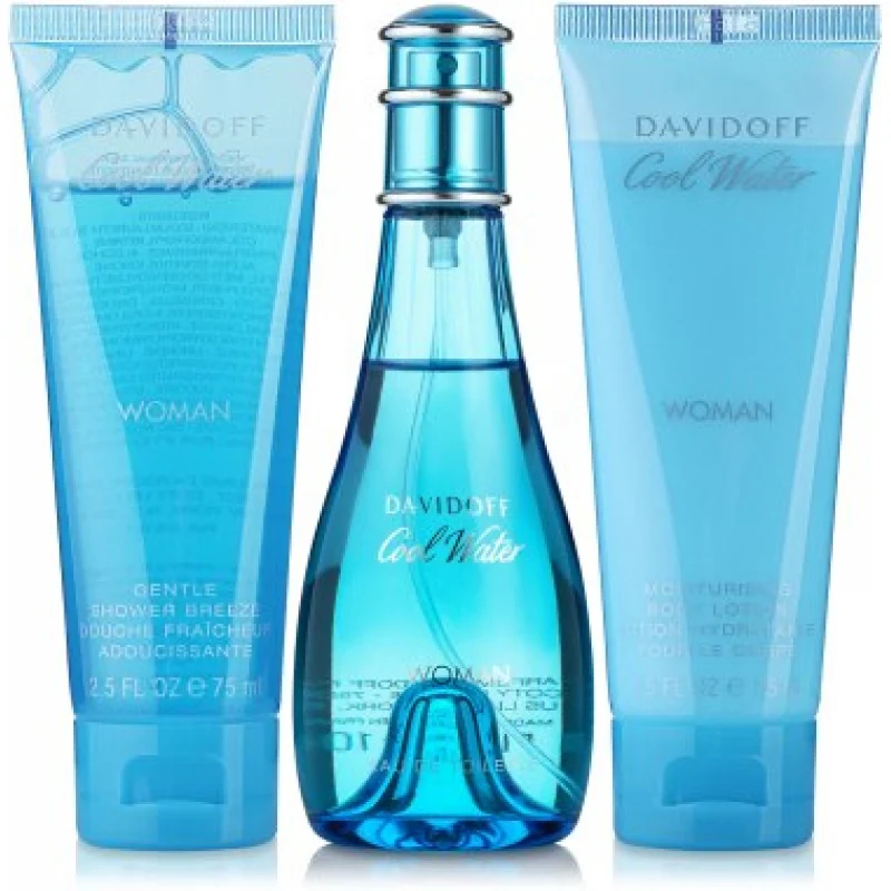 Davidoff Cool Water Woman Eau de Toilette 100 ml + Lozione Corpo 75 ml — Eau de Toilette