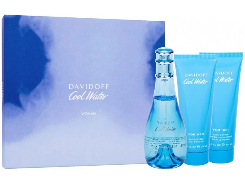 Davidoff Cool Water Woman Eau de Toilette 100 ml + Lozione Corpo 75 ml — Eau de Toilette