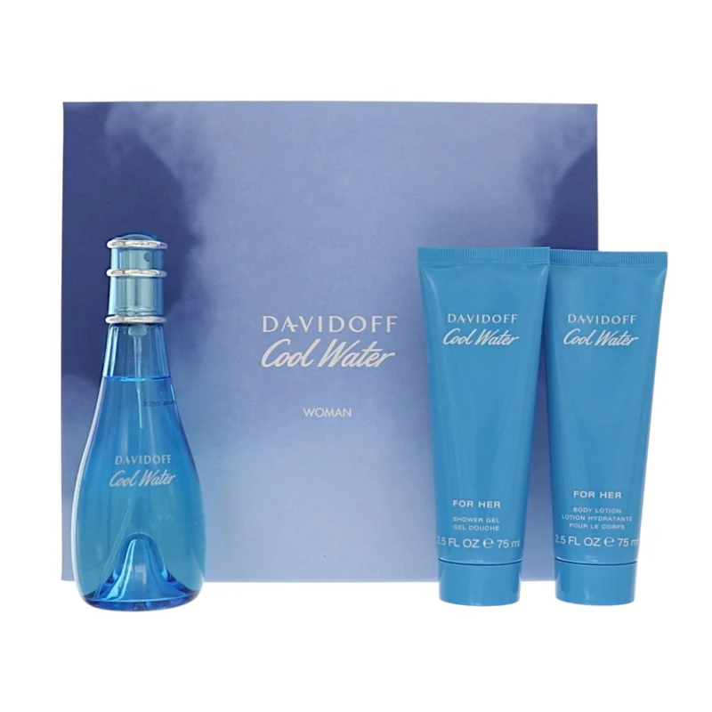 Davidoff Cool Water Woman Eau de Toilette 100 ml + Lozione Corpo 75 ml — Eau de Toilette