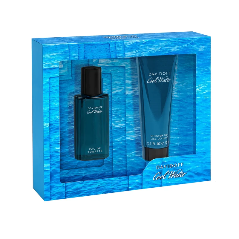 Davidoff Cool Water Man Eau de Toilette 40 ml + Gel Doccia 75 ml — Eau de Toilette