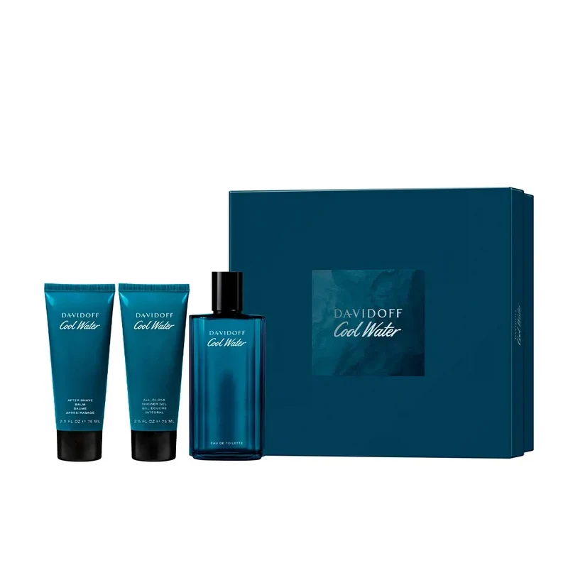 Davidoff Cool Water Man United 125 ml + 75 ml Balsamo dopobarba — Set eau de toilette