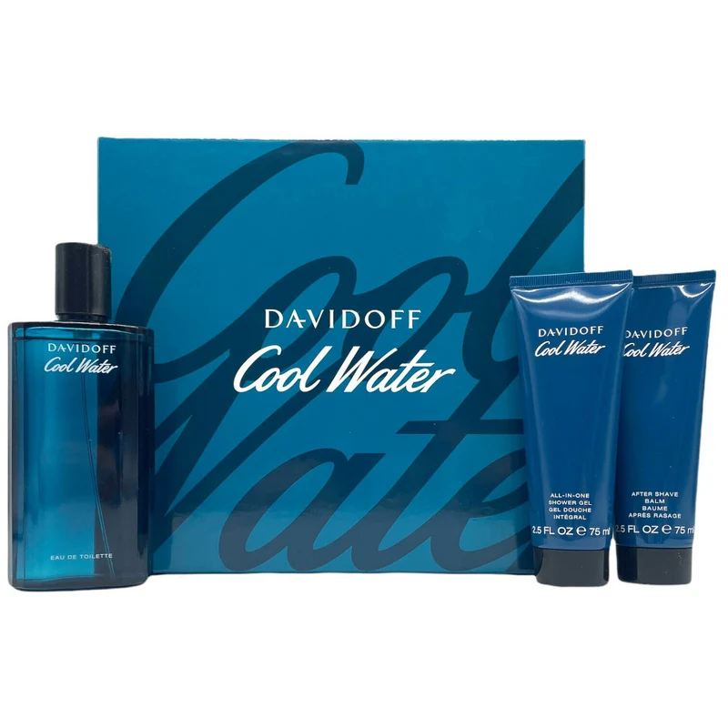 Davidoff Cool Water Man United 125 ml + 75 ml Balsamo dopobarba — Set eau de toilette