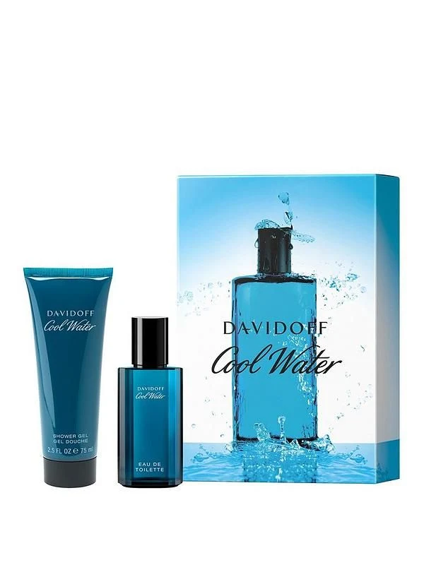 Davidoff Cool Water Man 40 ml + 75 ml — Set eau de toilette e gel doccia