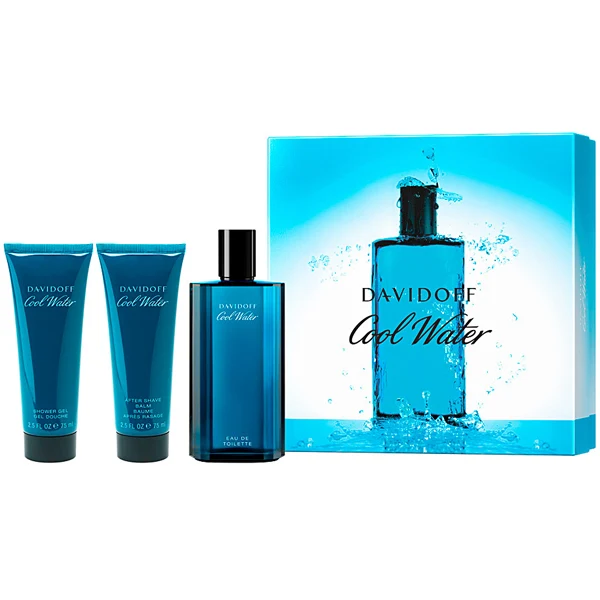 Davidoff Cool Water Man United 125 ml + 75 ml Balsamo dopobarba — Set eau de toilette