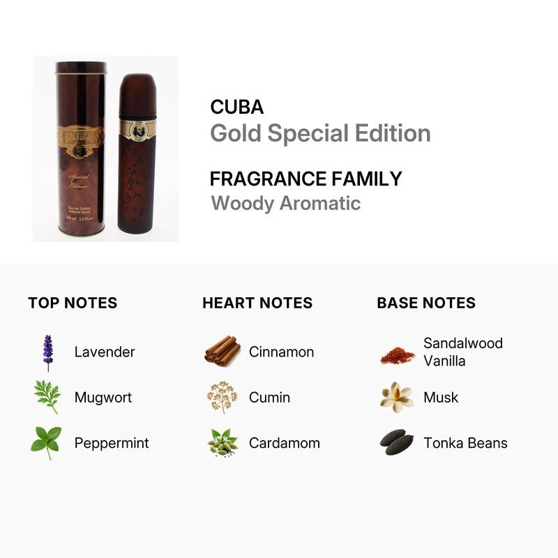 Cuba Gold Uomo 100 ml — Eau de Toilette