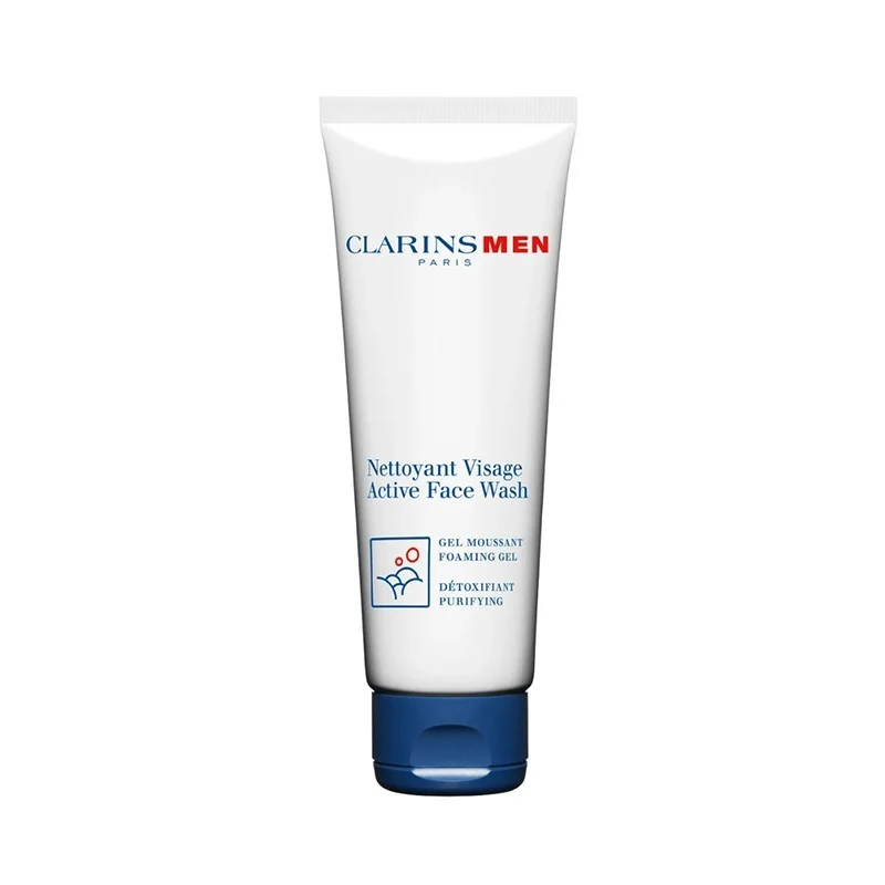 Clarins Active Gel Detergente Schiumogeno Uomo 125 ml — Gel Detergente Viso