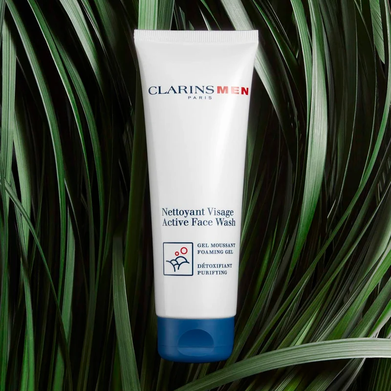 Clarins Active Gel Detergente Schiumogeno Uomo 125 ml — Gel Detergente Viso