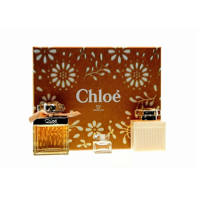 Chloé Cofanetto 75 ml + 100 ml Lozione corpo + 5 ml miniatura — Set eau de parfum e lozione corpo