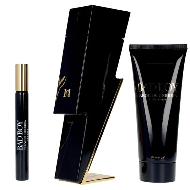 Carolina Herrera Bad Boy 100 ml + 100 ml Gel doccia + 10 ml — Set eau de toilette