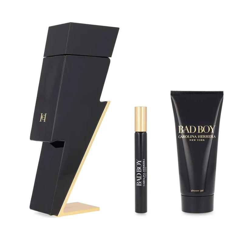 Carolina Herrera Bad Boy 100 ml + 100 ml Gel doccia + 10 ml — Set eau de toilette