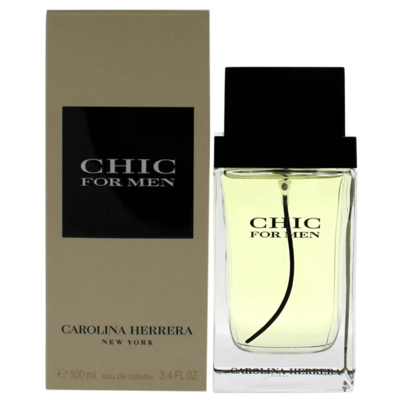 Carolina Herrera Chic For Men Eau di Toilette 100 ml Uomo — Eau di Toilette