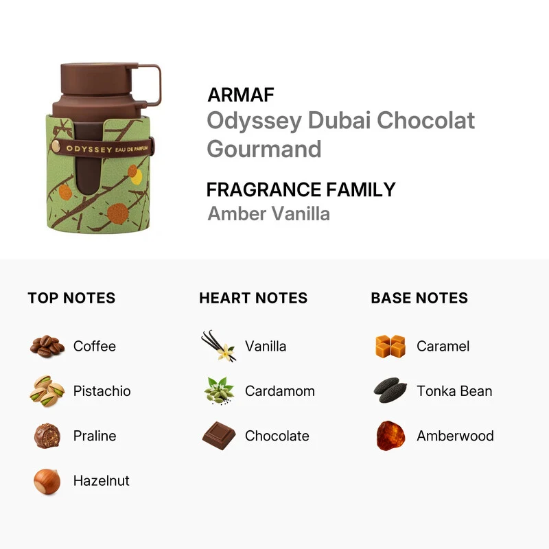 Armaf Odyssey Dubai Chocolat EDP 100 ml — Eau de Parfum