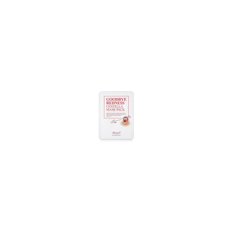 Benton Goodbye Redness Centella Cica Pack 23 g — Maschera in Tessuto Lenitiva