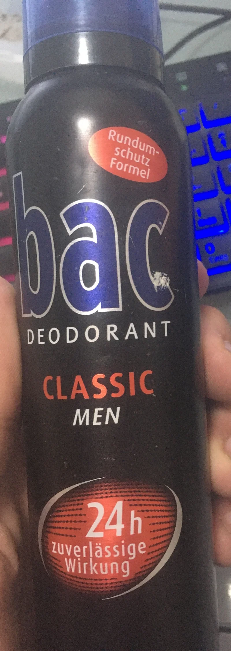 Bac Classic Men 24H Deospray 150ml — Deodorante spray