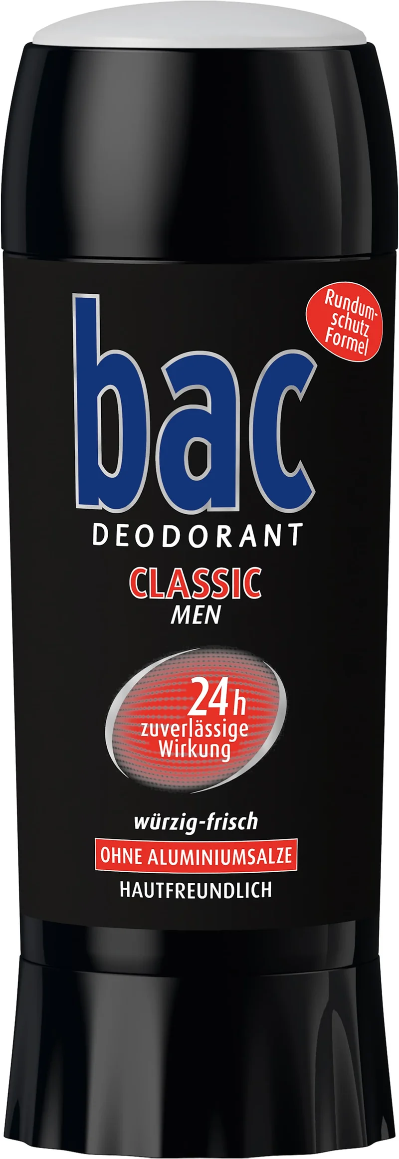 Bac Classic Men 24H Deostick 40ml — Deodorante stick