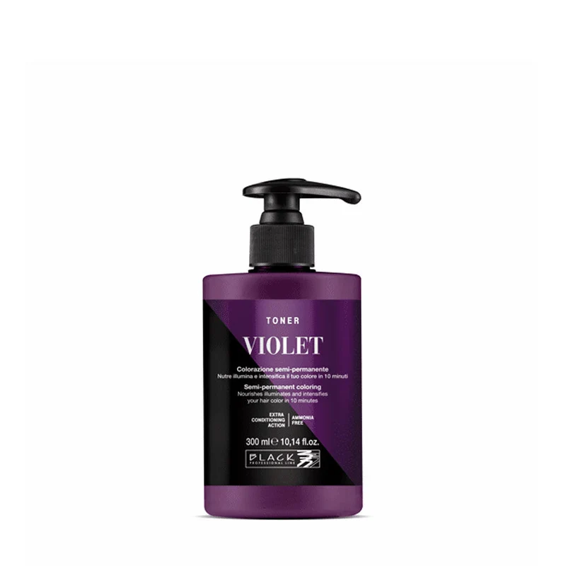 Black Professional Line Toner Violetta 300 ml — Tonico colorante capelli