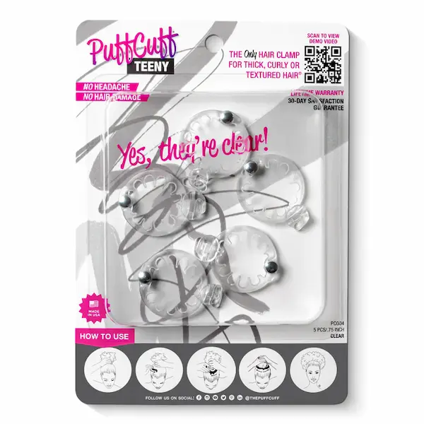 Lot de 5 Anneaux transparents - PuffCuff