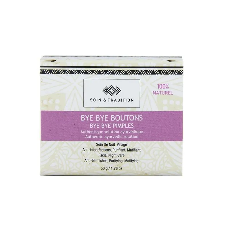 Bye Bye Boutons Soin Ayurvédique Acné - Soin & Tradition