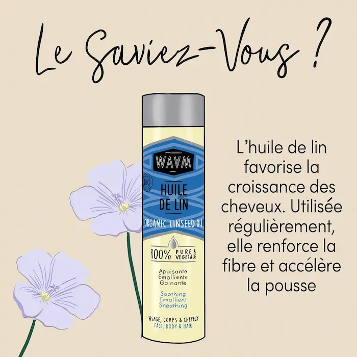 Huile de Lin BIO - WAAM