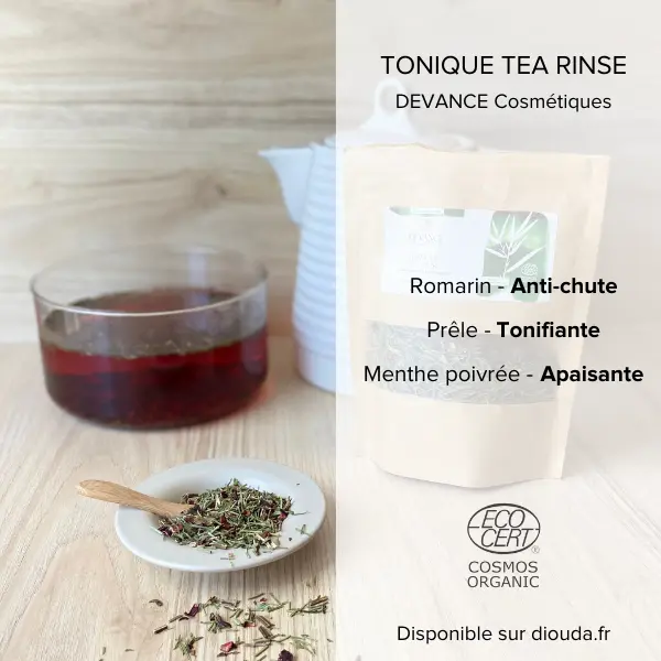 Tisane TONIQUE Cheveux Tea Rinse à la prêle - Devance