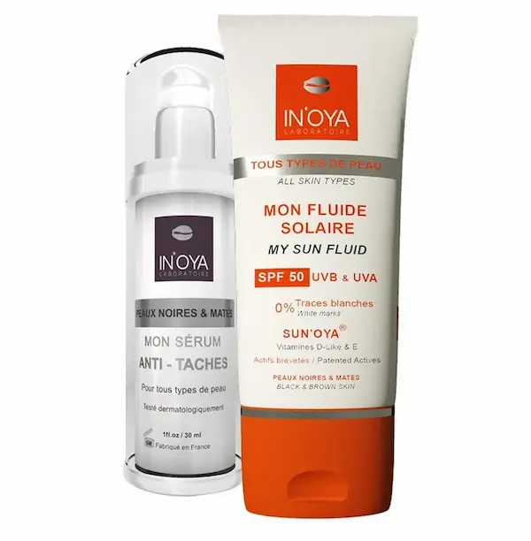 Duo Anti-taches et Protection Solaire IN'OYA