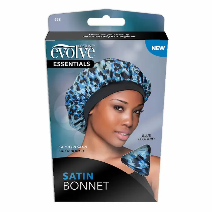 Bonnet Satin Cheveux Imprimé Léopard - Evolve
