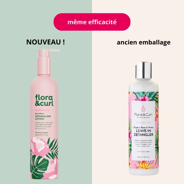 Lotion Démêlante Sans rinçage Rose & Honey - Flora & Curl