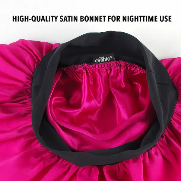 Bonnet Satin à Bord Large pour Cheveux - Evolve