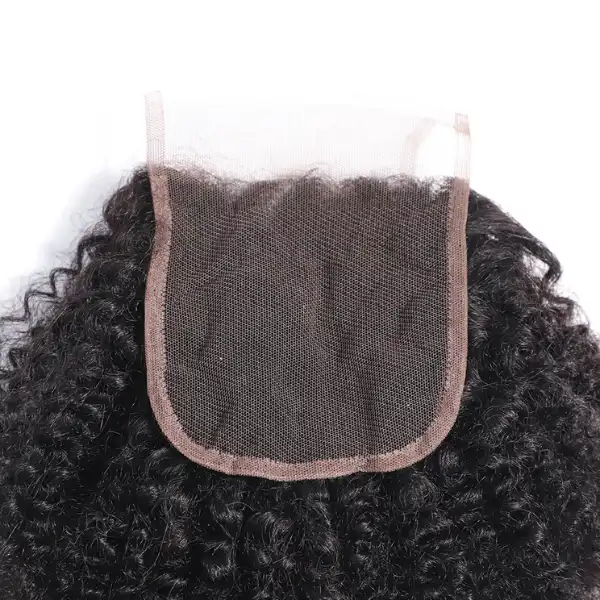 Top Closure Cheveu Naturel Kinky