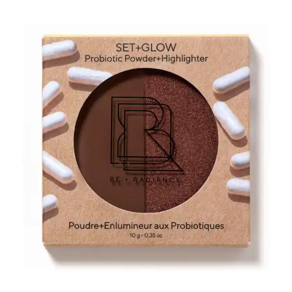 Poudre Enlumineur Probiotique SET+GLOW - BE+RADIANCE