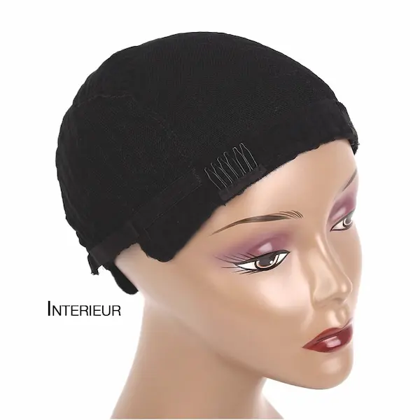 Bonnet tressé pour tissage ou crochet braids